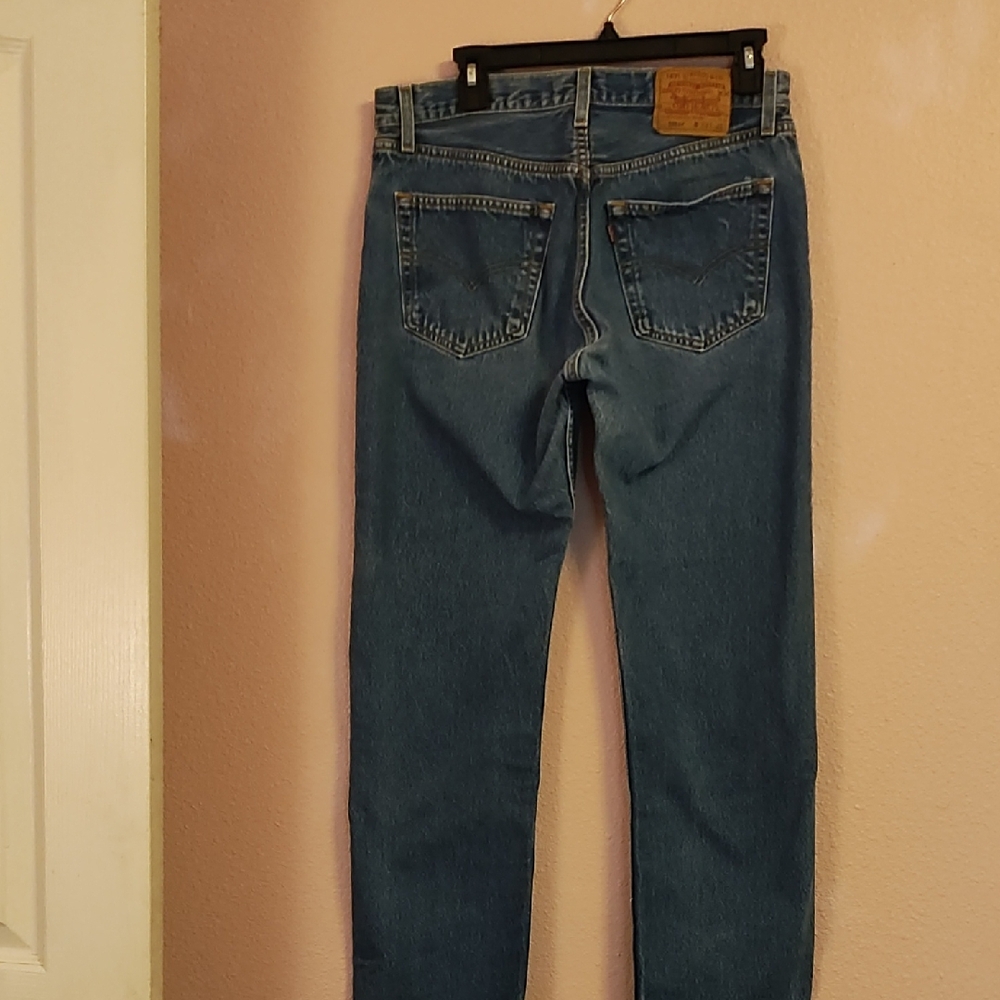 Levi's Blue Straight-Leg Jeans Classic Style